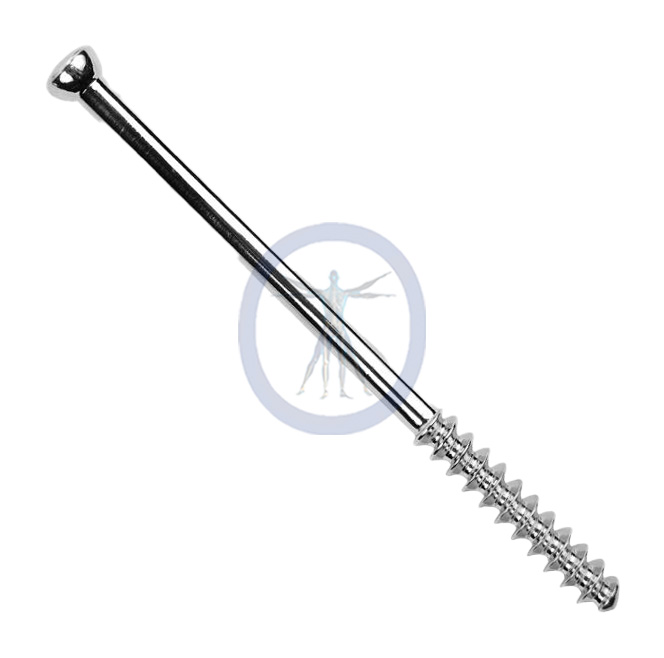 A metal rod with a screw on it.