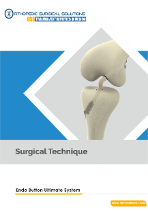 Knee graft fixation using EndoButton device