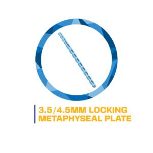 3.5/4.5mm locking metaphyseal plate.