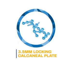 3.5mm locking calcaneal plate diagram.