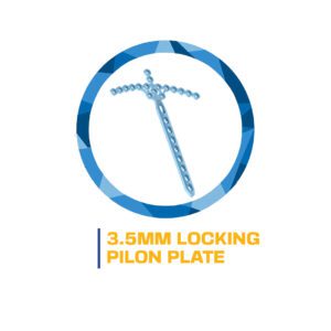 3.5mm locking pilon plate illustration.