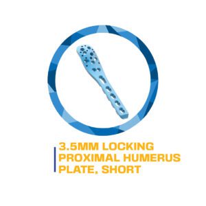 Short 3.5mm locking proximal humerus plate.