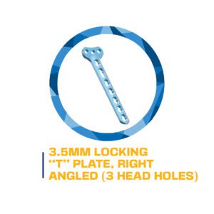 Here's an alt tag for the image: 3.5mm right-angled locking plate.