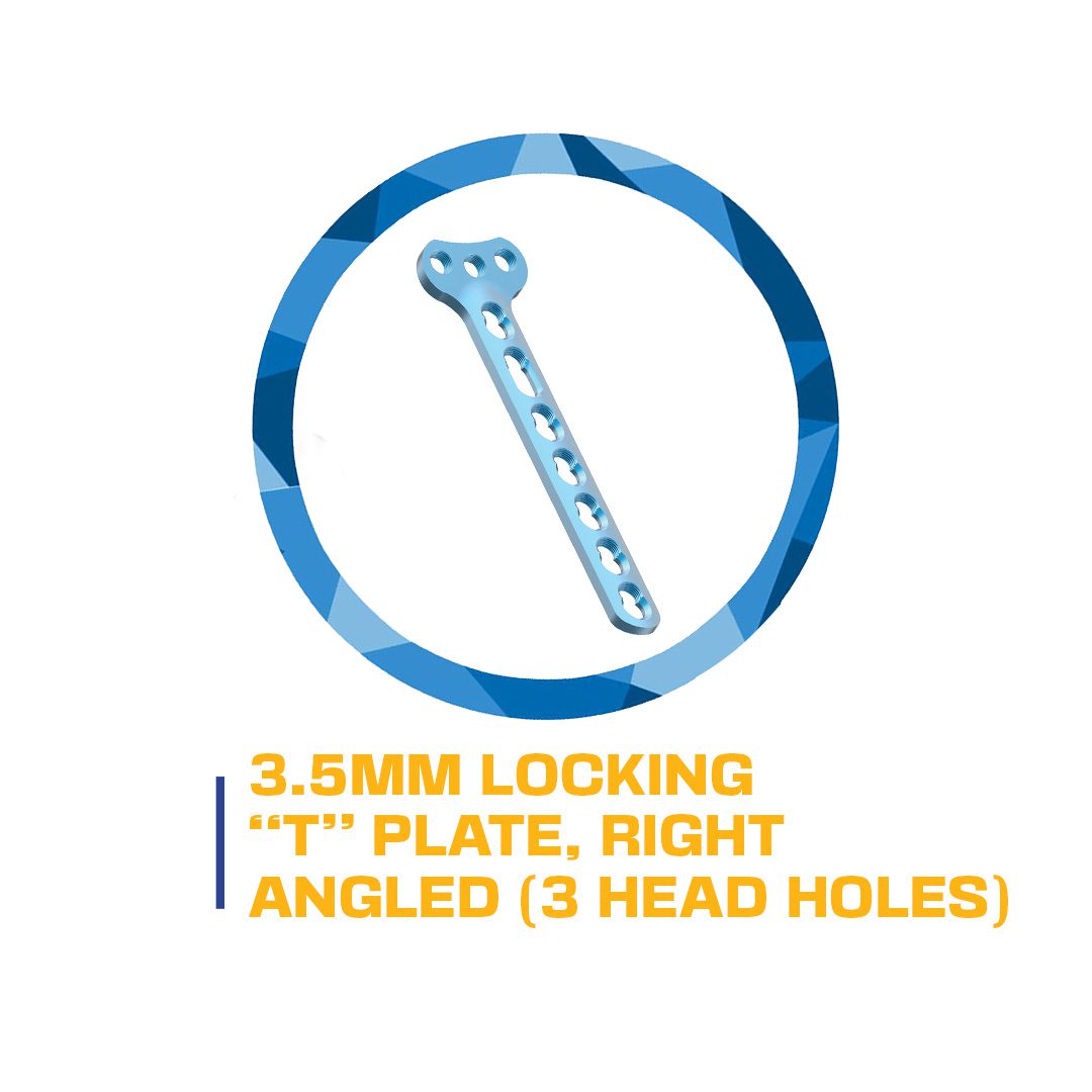 Here's an alt tag for the image: 3.5mm right-angled locking plate.