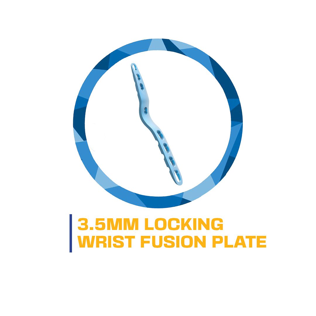3.5mm locking wrist fusion plate.