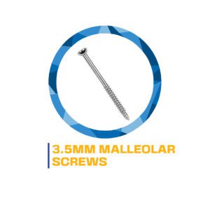 3.5mm malleolar screws illustration.