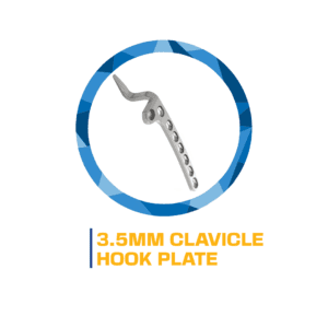 3.5mm clavicle hook plate implant.