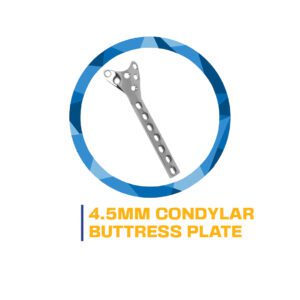 4.5mm Condylar Buttress Plate implant.