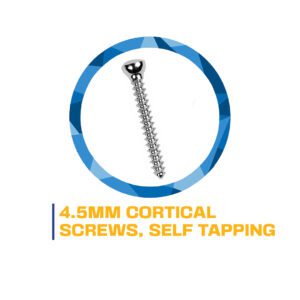 4.5mm cortical self-tapping screw.