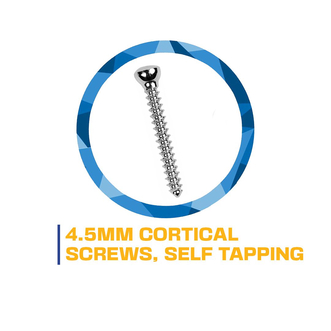 4.5mm cortical self-tapping screw.