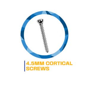 4.5mm cortical bone screw.