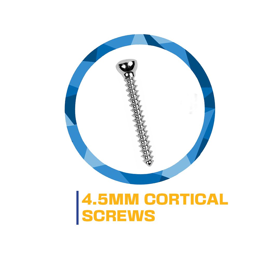 4.5mm cortical bone screw.