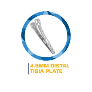 4.5mm distal tibia plate implant.