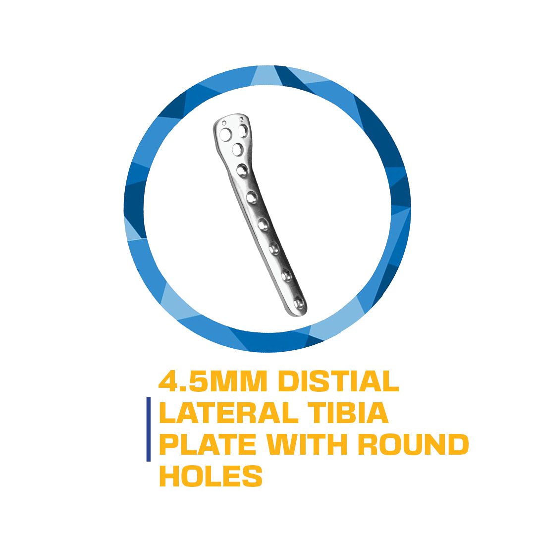 4.5mm distal lateral tibia plate.