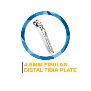 4.5mm fibular distal tibia plate.