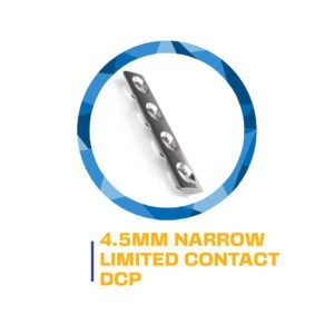 4.5mm narrow limited contact DCP plate.