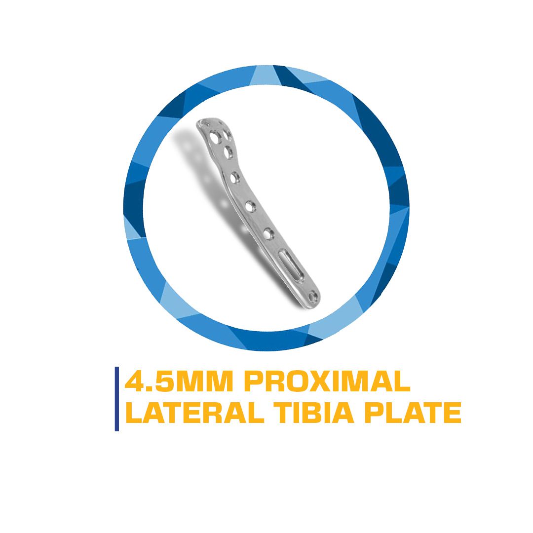 4.5mm proximal lateral tibia plate.