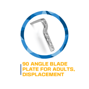 90-degree angle blade plate for adults.