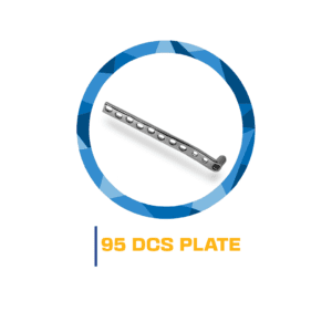 95 DCS surgical plate.