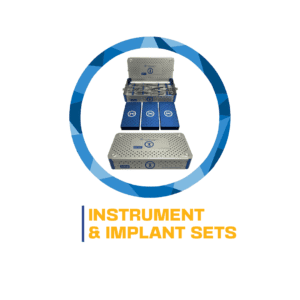 Surgical instrument and implant sets.
