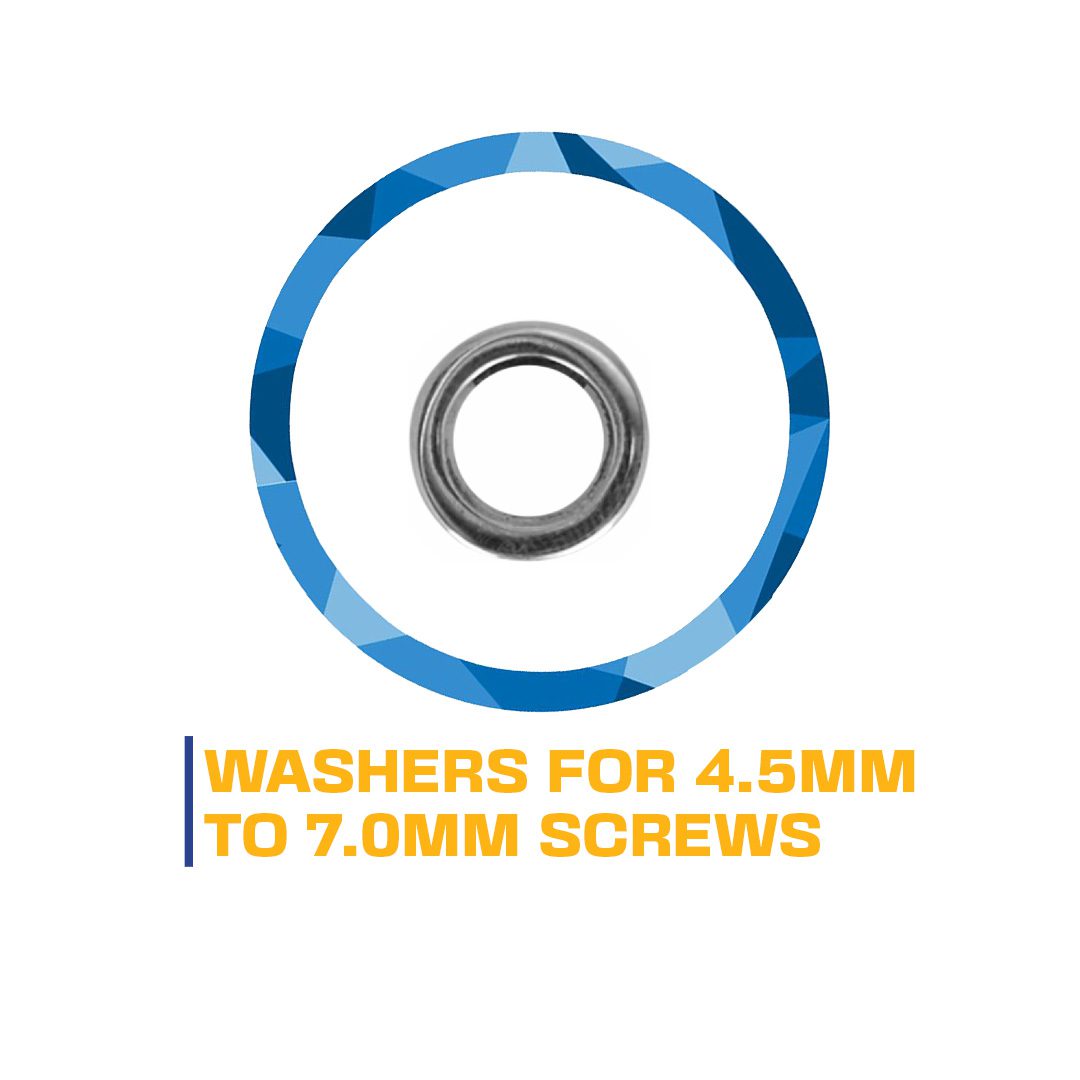Washers for 4.5-7.0mm screws.