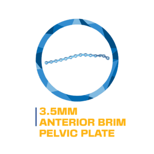 3.5mm anterior brim pelvic plate.