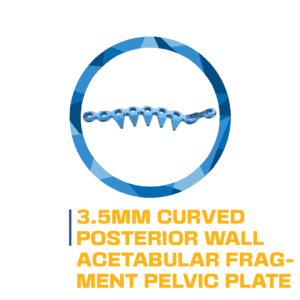 3.5mm curved acetabular plate.