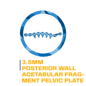 3.5mm posterior wall acetabular plate.