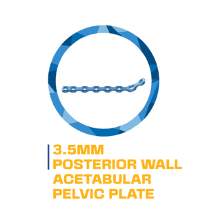 3.5mm posterior acetabular pelvic plate.